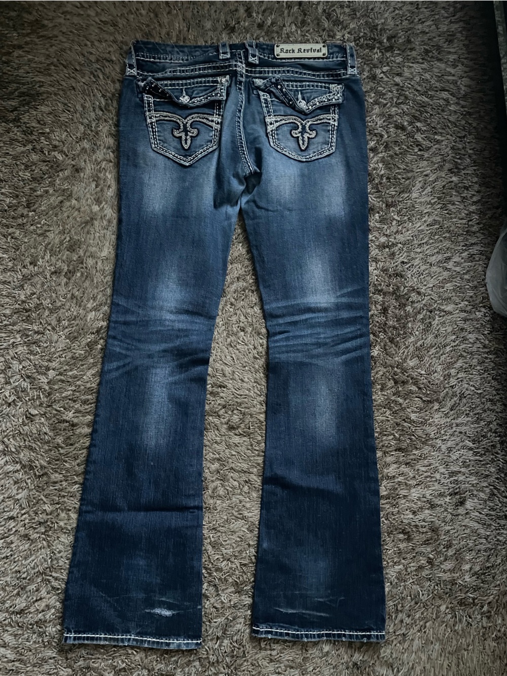 Rock Revival Womens Blue Bootcut Jeans - Picture 2 of 9